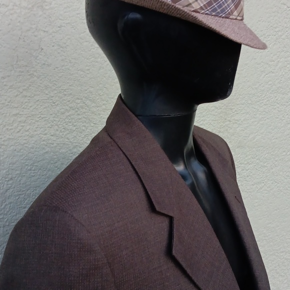 GIANNI VALENTE MEN'S PURE WOOLMARK WOOL (3) BUTTON BLAZER (INDIA) - Picture 5 of 17